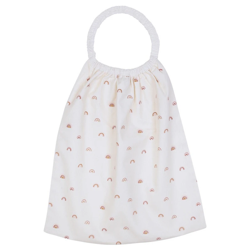 Bavoir élastiqué Blanc BB&CO Arc-en-ciel 1 Bavoir élastiqué Blanc BB&CO Arc-en-ciel