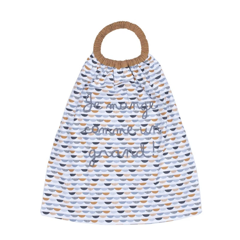 Bavoir élastiqué "Je Mange Comme Un Grand !" BB&CO Honey Moon 1 Bavoir élastiqué "Je Mange Comme Un Grand !" BB&CO Honey Moon