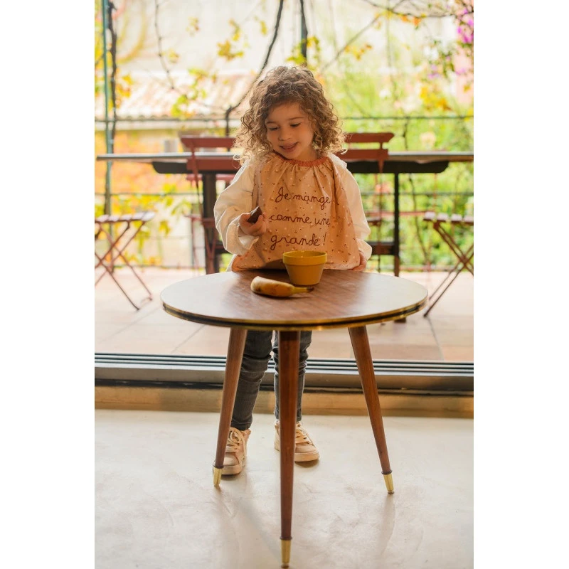 Bavoir élastiqué "Je Mange Comme Une Grande !" BB&CO Marsala 2 Bavoir élastiqué "Je Mange Comme Une Grande !" BB&CO Marsala – Image 2