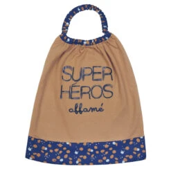 Bavoir élastiqué "Super Héros Affamé" BB&CO Camel