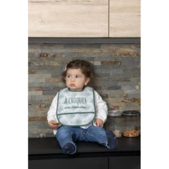 Bavoir Plastifié "A Croquer Sans Modération" BB&CO Palm Springs