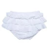 Bloomer à Volants En Gaze De Coton 12m BB&CO Blanc