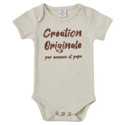 Body Manches Courtes 6m BB&CO "Création Originale"