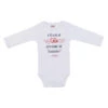 Body Manches Longues 12m BB&CO Blanc "il N’y A Pas De Tata Aussi Géniale"