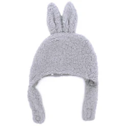 Bonnet Chapka Lapin En Sherpa 0/6m BB&CO Gris
