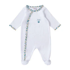 Pyjama En Coton Blanc 3m BB&CO Baby Pop