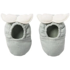 Chaussons 0/6 M Ailes D'ange BB&CO Vert De Gris