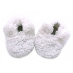 Chaussons Lapin En Sherpa BB&CO Blanc