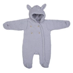 Combi Pilote Ours En Sherpa 3/6m BB&CO Gris