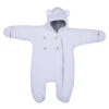 Combi Pilote Ours En Sherpa 0/3m BB&CO Blanc