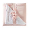 Couverture Peluche & Gaze 70x100cm BB&CO Mix & Match Rose Blush