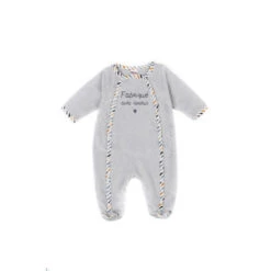 Pyjama En Velours "Fabriqué Avec Amour" 3m BB&CO Honeymoon