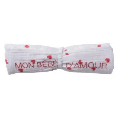 Lange En Double Gaze De Coton BB&CO Mon Petit Coeur