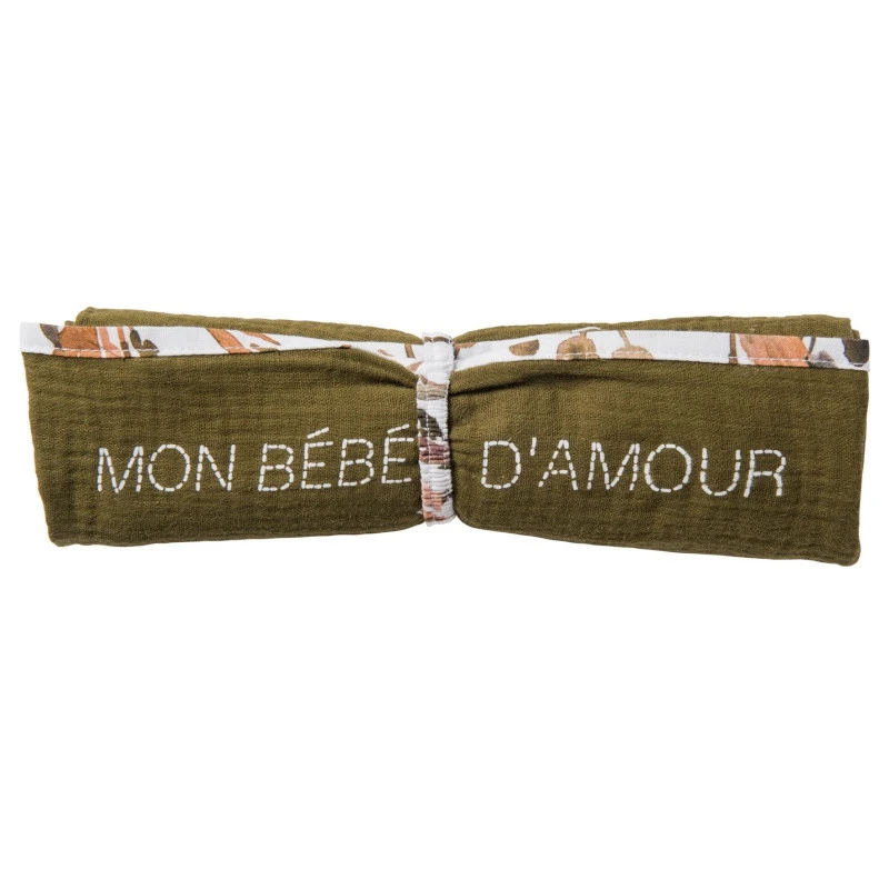 Lange En Double Gaze De Coton Gaufré BB&CO Caramel Forest 1 Lange En Double Gaze De Coton Gaufré BB&CO Caramel Forest