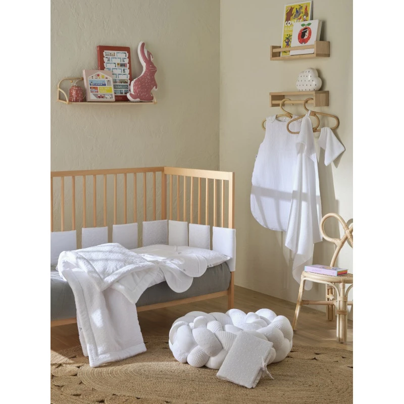 Lot De 2 Bavoirs Naissance BB&CO Vintage Chic 2 Lot De 2 Bavoirs Naissance BB&CO Vintage Chic – Image 2