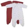 Lot De 2 Pyjamas 6m BB&CO Rouille/Arc-en-ciel