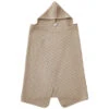 Maxi Cape De Bain Coton Gaufré BB&CO Latte