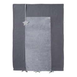 Housse De Matelas à Langer Bambou & Gaze BB&CO Mix & Match Gris