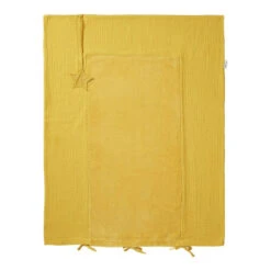 Housse De Matelas à Langer Bambou & Gaze BB&CO Mix & Match Moutarde