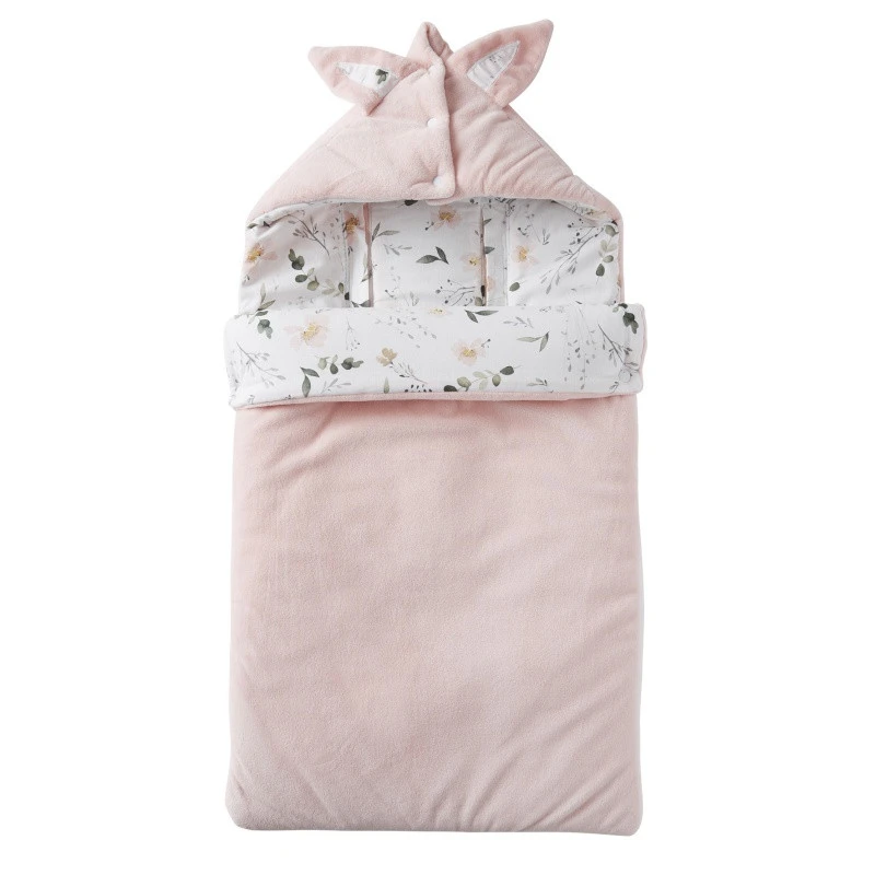 Nid D'ange Minky Et Coton BB&CO Sweet Garden 1 Nid D'ange Minky Et Coton BB&CO Sweet Garden
