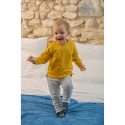 Pantalon Legpants En Micro Nid D'abeille 12m BB&CO Gris Chiné 7 Pantalon Legpants En Micro Nid D'abeille 12m BB&CO Gris Chiné -Bb&Co pantalon legpants en micro nid d abeille 12m bbco gris chine 3