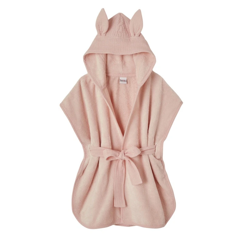 Peignoir Bambou Et Gaze BB&CO Mix & Match Rose Blush 1 Peignoir Bambou Et Gaze BB&CO Mix & Match Rose Blush