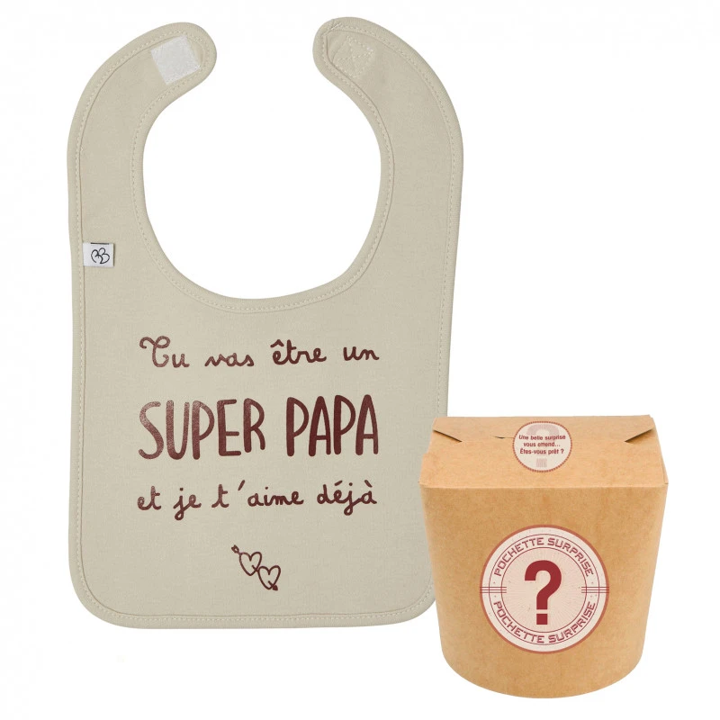 Pochette Surprise "tu Vas être Un Super Papa" BB&CO 2 Pochette Surprise "tu Vas être Un Super Papa" BB&CO – Image 2