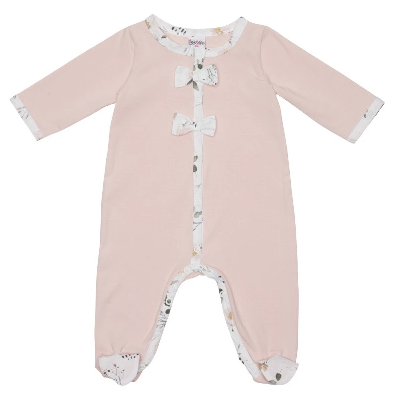 Pyjama Coton à Nœuds 6 Mois BB&CO Sweet Garden 1 Pyjama Coton à Nœuds 6 Mois BB&CO Sweet Garden