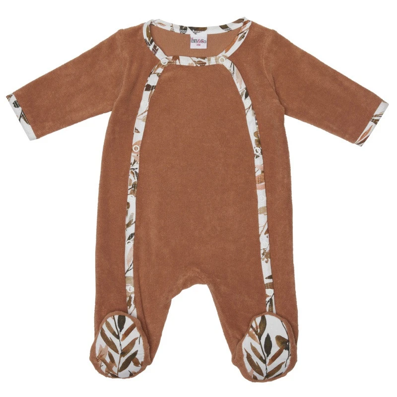 Pyjama Hiver En Velours 12mois BB&CO Caramel Forest 1 Pyjama Hiver En Velours 12mois BB&CO Caramel Forest