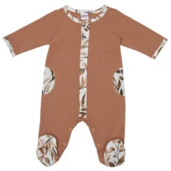 Pyjama Léger En Jersey De Coton 6mois BB&CO Caramel Forest
