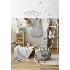 Sac à Langer Coton Gaufré BB&CO Nuage 9 Sac à Langer Coton Gaufré BB&CO Nuage -Bb&Co sac a langer coton gaufre bbco nuage 4