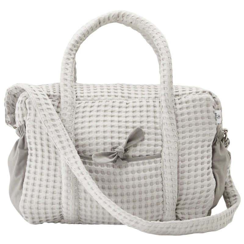 Sac à Langer Coton Gaufré BB&CO Nuage 1 Sac à Langer Coton Gaufré BB&CO Nuage