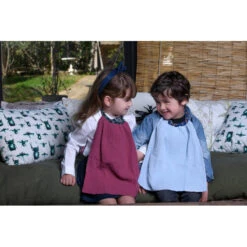 Serviette élastiquée Gaze & Popeline BB&CO Framboise 7 Serviette élastiquée Gaze & Popeline BB&CO Framboise -Bb&Co serviette elastiquee gazepopeline 4