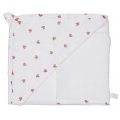 Sortie De Bain + Gant BB&CO Mon Petit Coeur