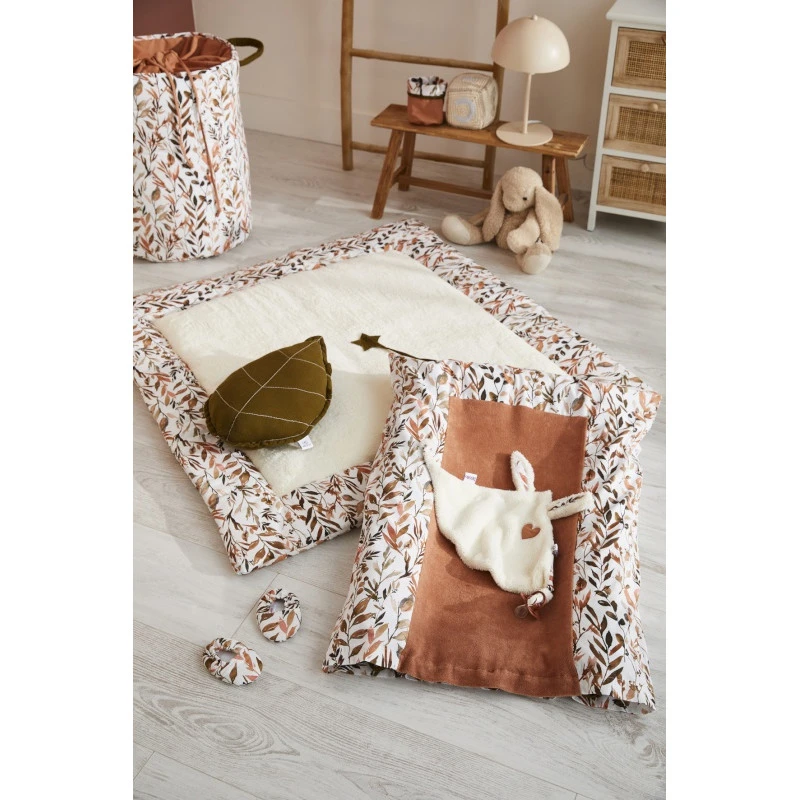 Tapis De Jeu/fond De Parc Réversible 100x100 BB&CO Caramel Forest 3 Tapis De Jeu/fond De Parc Réversible 100x100 BB&CO Caramel Forest – Image 3