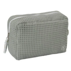 Trousse De Toilette En Nid D'abeille BB&CO Vert De Gris